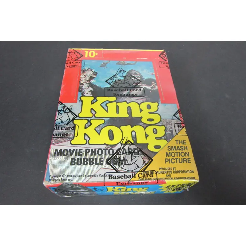 1976 Topps King Kong Unopened Wax Box (Authenticate)