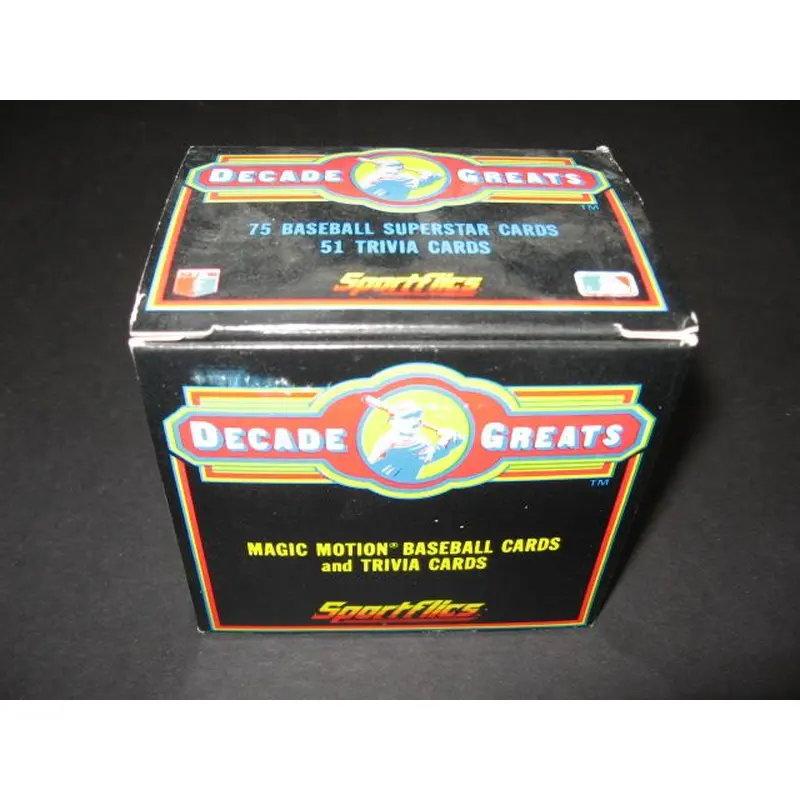 1986 Sportflics Baseball Decade Of Greats Factory Set (Authenticate)