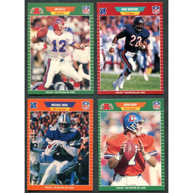 1989 Pro Set Football Complete Series 1 Set NM/MT (440) (23-207)