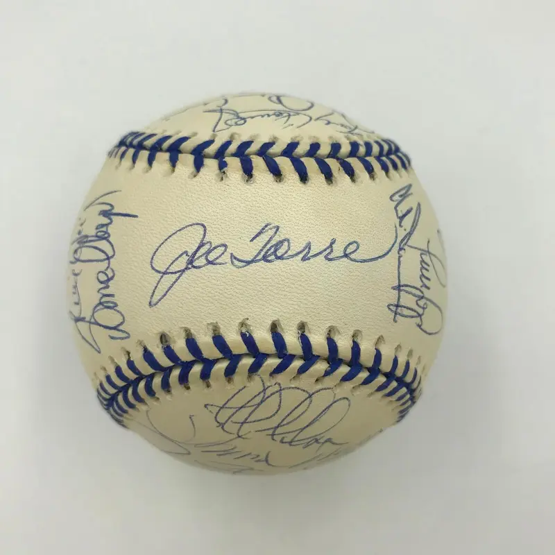 1998 NY Yankees World Series Champs Team Signed Joe Dimaggio Day Baseball PSA
