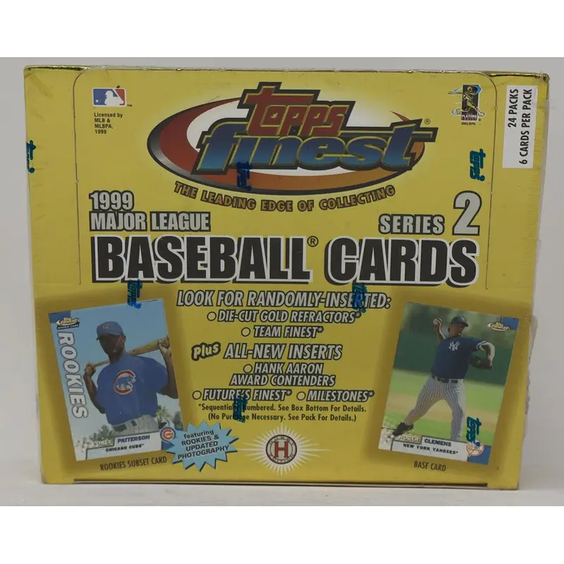 1999 Topps Finest Baseball Series 2 Box (Hobby) (24/6)
