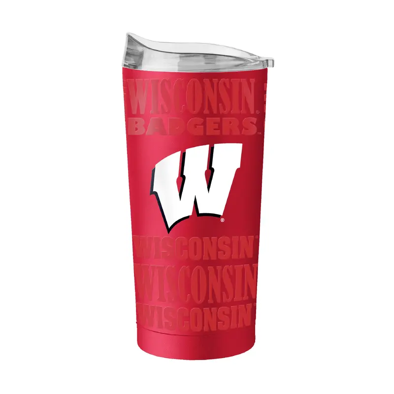 Wisconsin 20oz Replay Powder Coat Tumbler