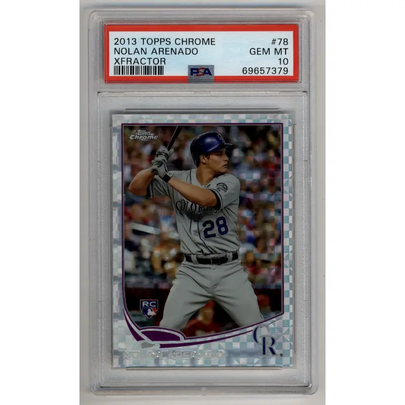Nolan Arenado 2013 Topps Chrome X-Fractors #78 PSA 10 Gem Mint