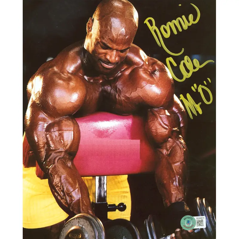 Ronnie Coleman "Mr. O" Authentic Signed 8x10 Photo Autographed BAS #BH049870