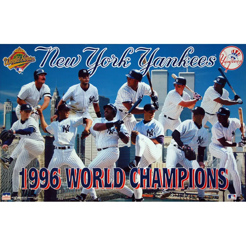 New York Yankees 1996 World Series Champions Commemorative Poster - Starline Inc.