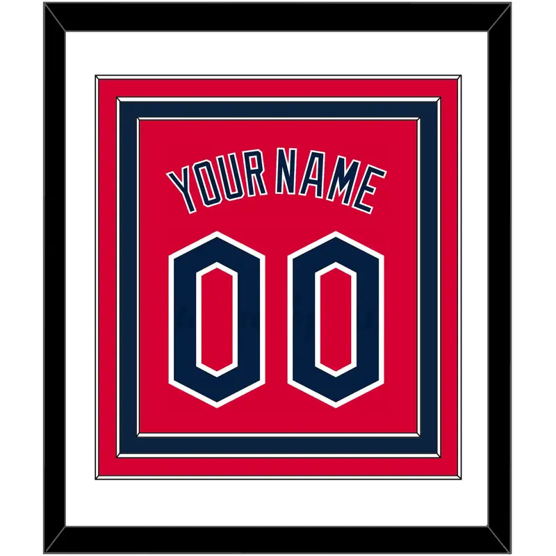 Cleveland Name & Number - Alternate Red - Triple Mat 1