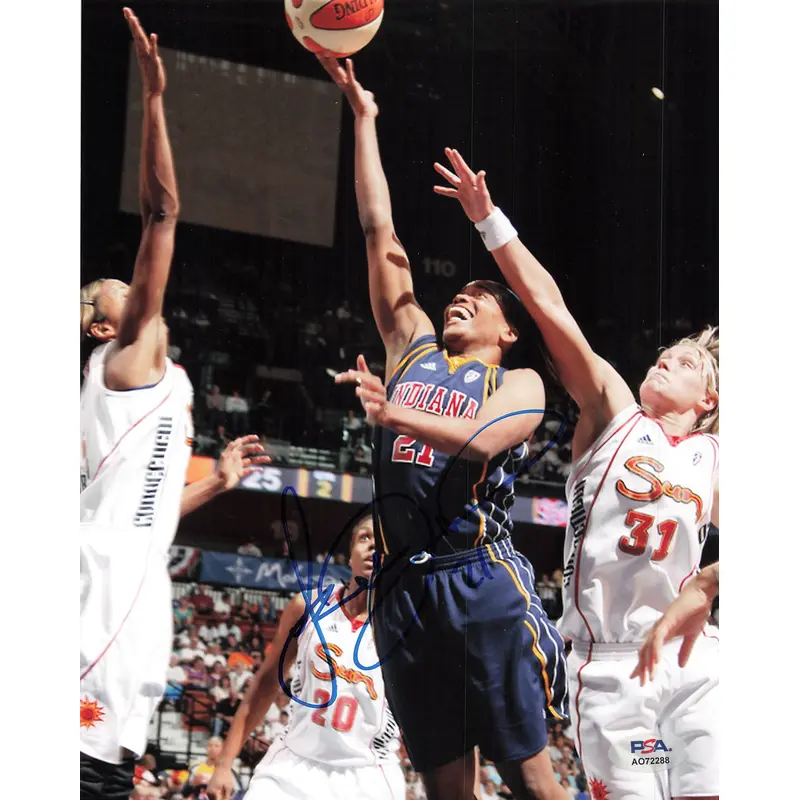 Tamecka Dixon Signed 8x10 photo WNBA PSA/DNA Autographed Indiana Fever