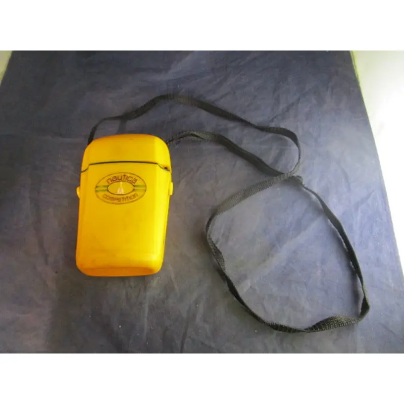 Used VTG 90s Nautica Competition Boat Container For Keys Waterproof Beach Hong K