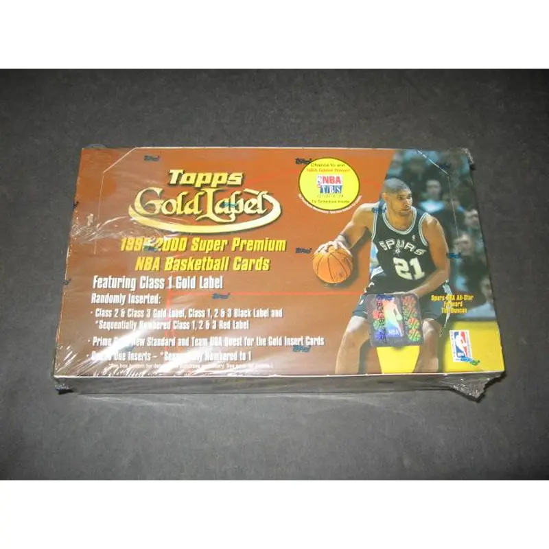 1999/00 Topps Gold Label Basketball Box (Retail)