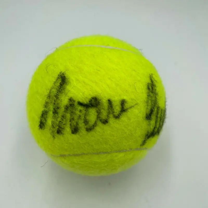 Chris Evert & Ivan Lendl Signed Autographed Tennis Ball With JSA COA