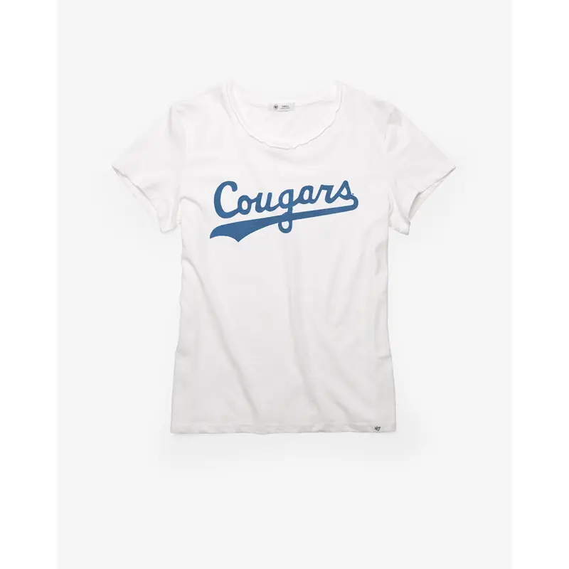 BRIGHAM YOUNG COUGARS VINTAGE PREMIER '47 FRANKIE TEE WOMENS