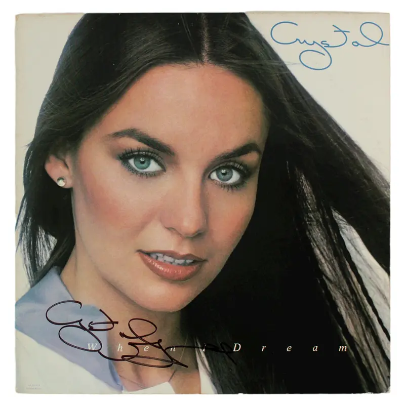 Crystal Gayle Authentic Signed When I Dream Album Cover Autographed BAS #BG90701