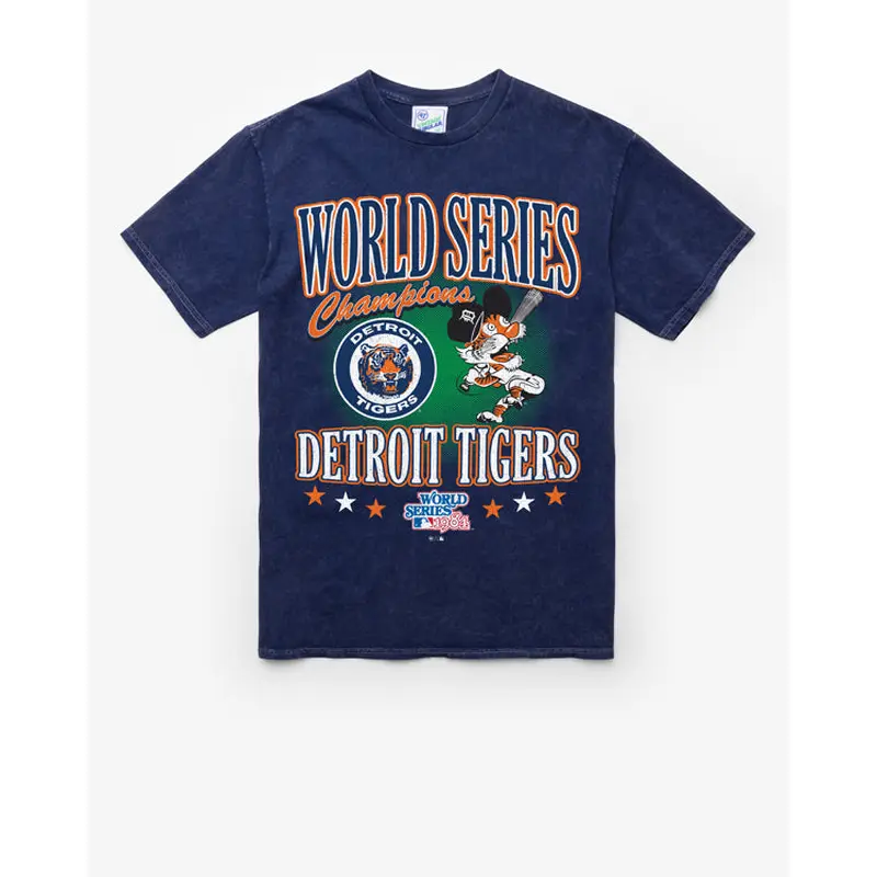 DETROIT TIGERS COOPERSTOWN WORLD SERIES LOCKER VINTAGE '47 TUBULAR TEE