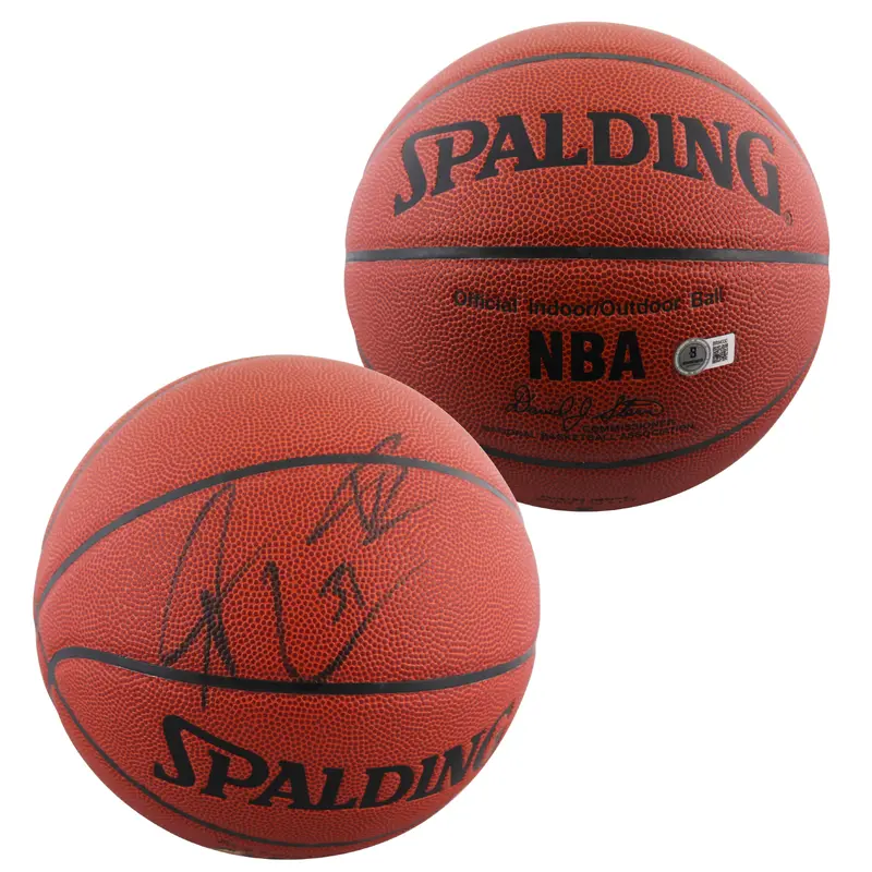 Mavericks Shawn Marion Authentic Signed Spalding I/O Basketball BAS #BR84330