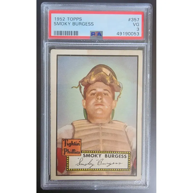 Smoky Burgess 1952 Topps #357 PSA 3 0053