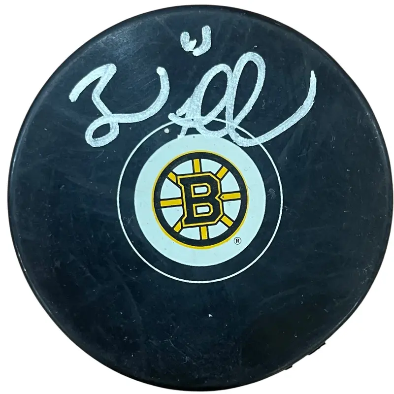 Brad Marchand Autographed Boston Bruins Hockey Puck - JSA