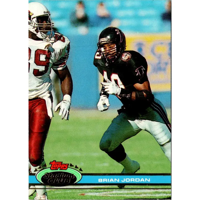 1991 Stadium Club Brian Jordan #35