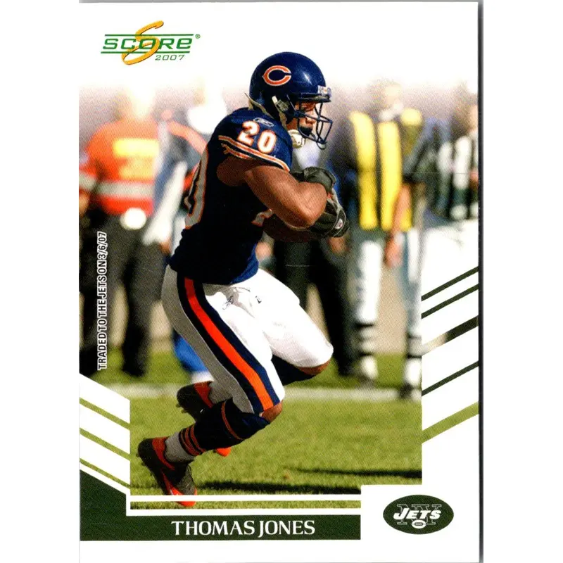 2007 Score Thomas Jones #167