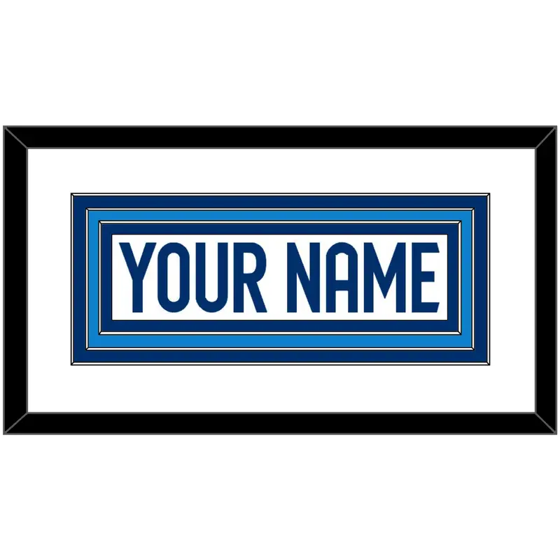 Finland Mens Hockey Nameplate - 2025 4 Nations White - Triple Mat 1