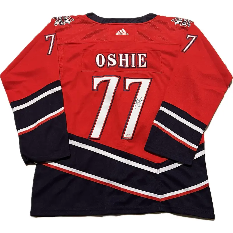 TJ Oshie Signed Jersey PSA/DNA Washington Capitals Autographed T.J.