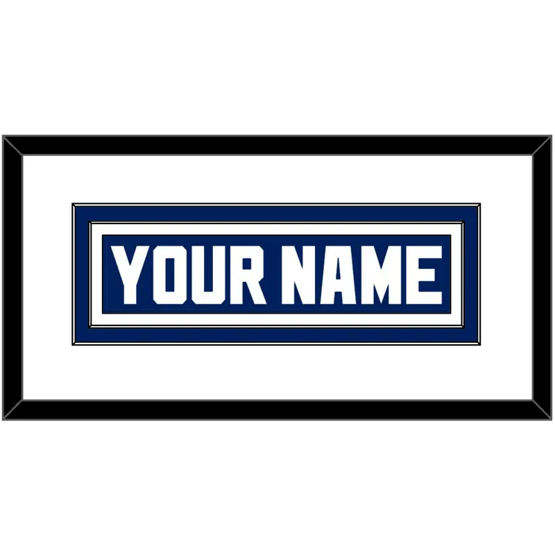 Toronto Nameplate - Road Blue (1992-1997) - Double Mat 1