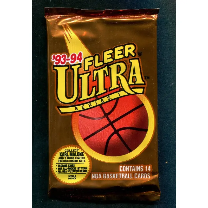 1993/94 Fleer Ultra Basketball Unopened Series 1 Pack