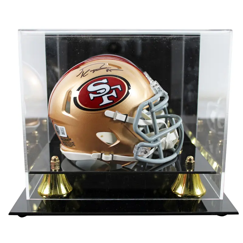 49ers George Kittle Authentic Signed Speed Mini Helmet w/ Case BAS Witnessed