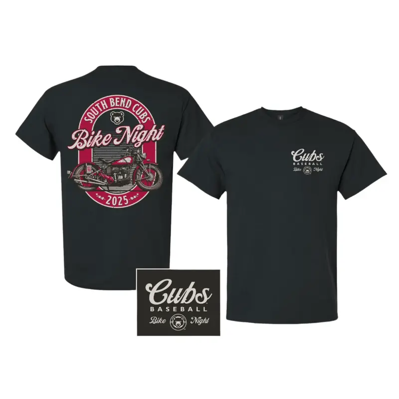 South Bend Cubs 2025 Bike Night T-shirt
