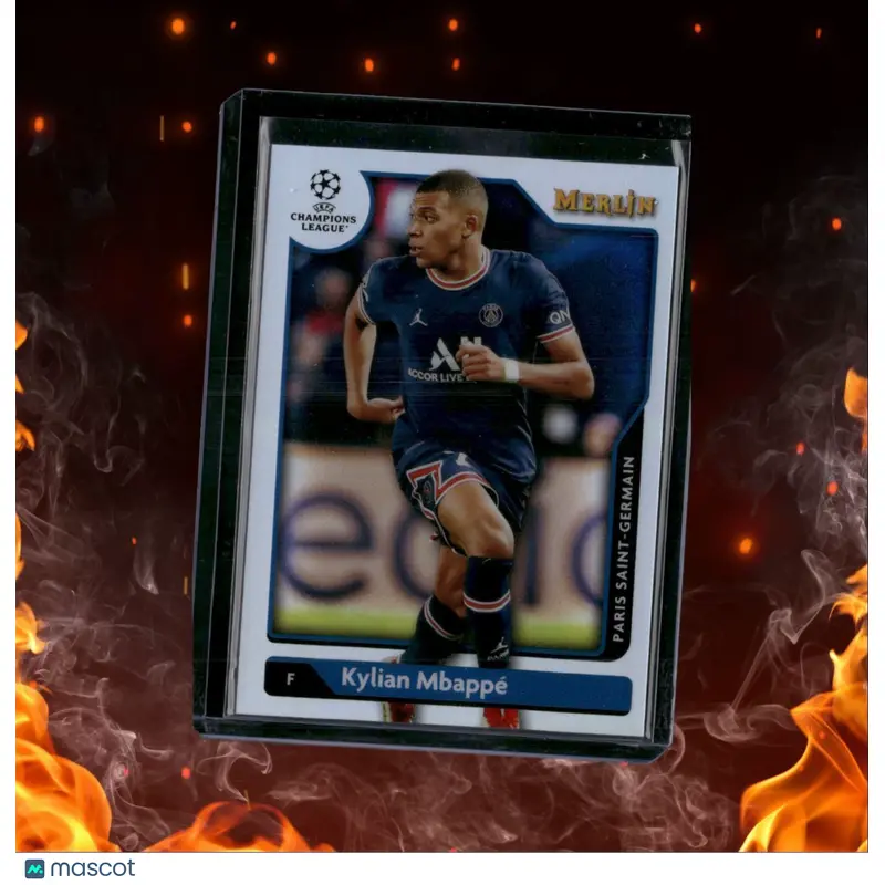 2021 Topps Merlin Chrome Kylian Mbappe Refractor #100