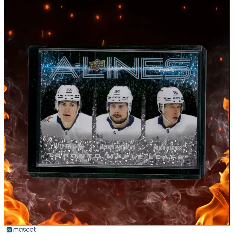 2024-25 Upper Deck Matthew Knies / Auston Matthews / Mitch Marner A-Lines