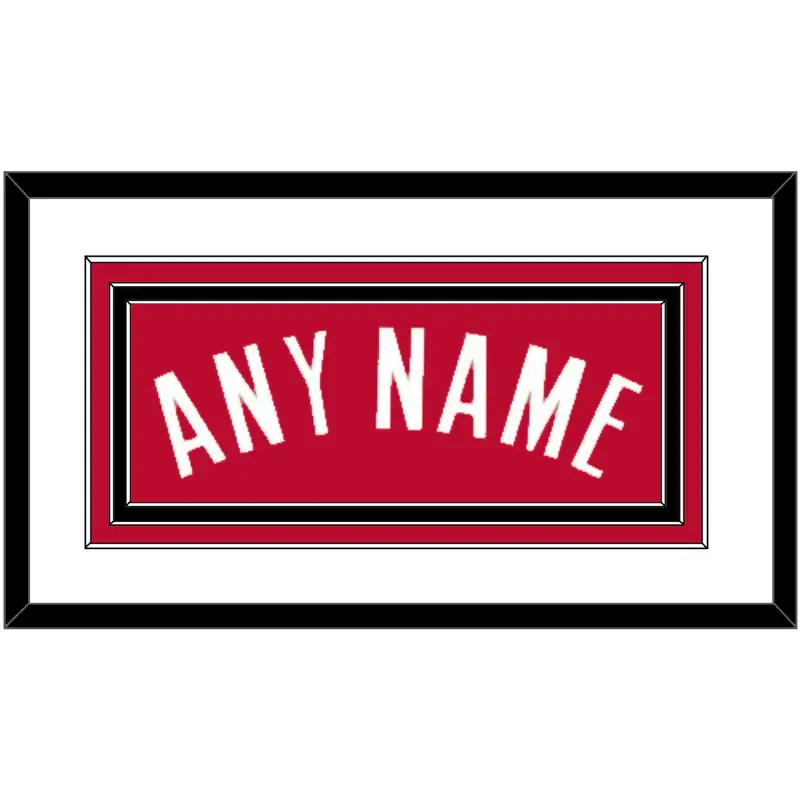 Houston Name - Red Icon - Triple Mat 1