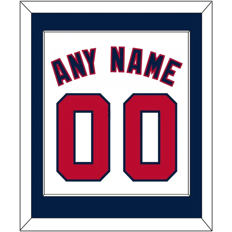 Washington Name & Number - Alternate Home White - Single Mat 2