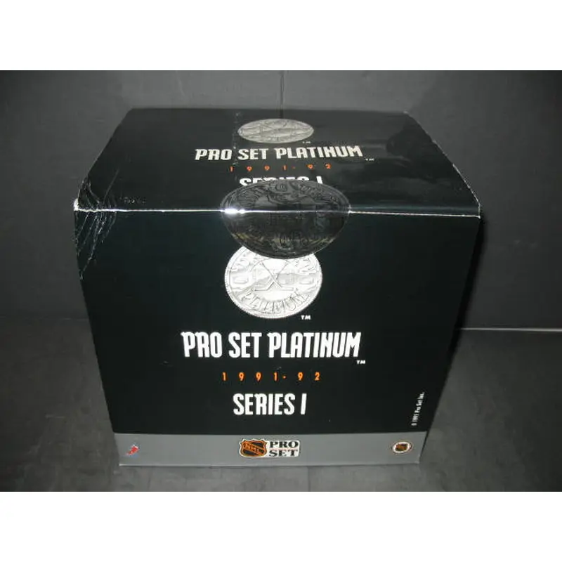 1991/92 Pro Set Platinum Hockey Series 1 Case (10 Box)