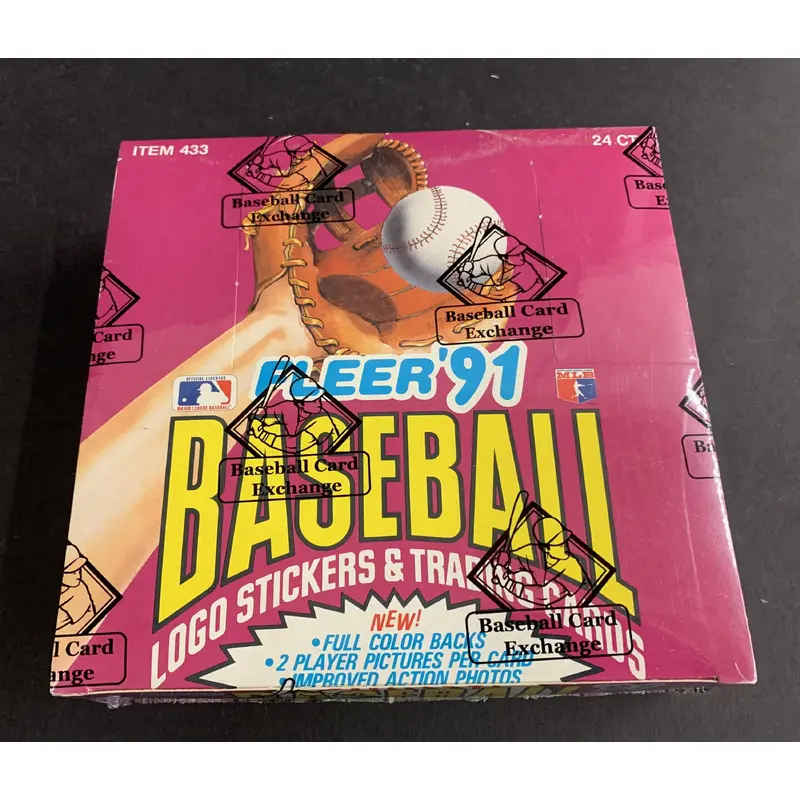 1991 Fleer Baseball Unopened Jumbo Box (FASC)