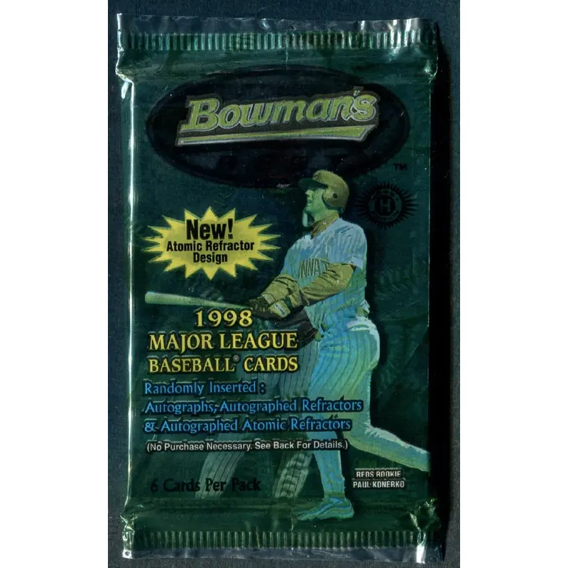 1998 Bowman's Best Baseball Unopened Pack (Hobby) (PS) (6)