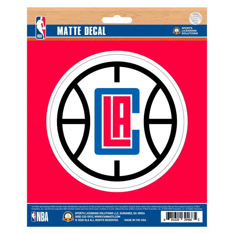 NBA - Los Angeles Clippers Matte Decal