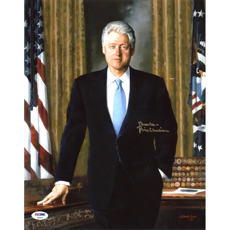 Bill Clinton Authentic Signed 11X14 Photo Autographed PSA/DNA #AB04421