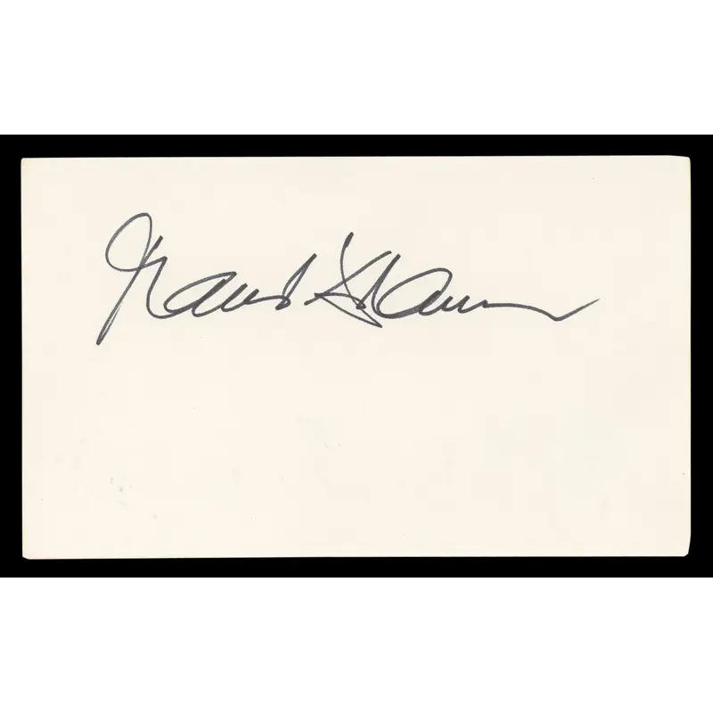 Maude Adams Peter Pan Authentic Signed 3x5 Index Card Autographed BAS #BL96910