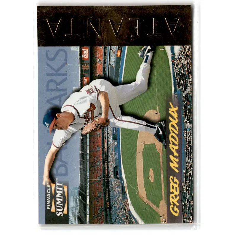 1996 topps Randy Johnson/Greg Maddux #8