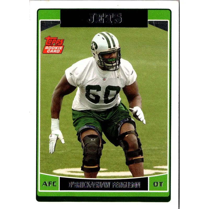 2006 Topps D'Brickashaw Ferguson #355 Rookie