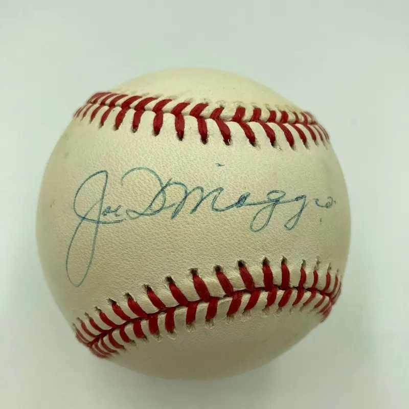 Joe DiMaggio Signed Official American League Baseball NY Yankees JSA COA