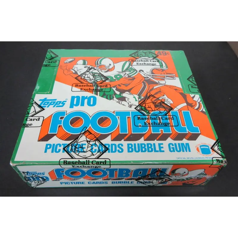 1982 Topps Football Unopened Cello Box (w- stickers)