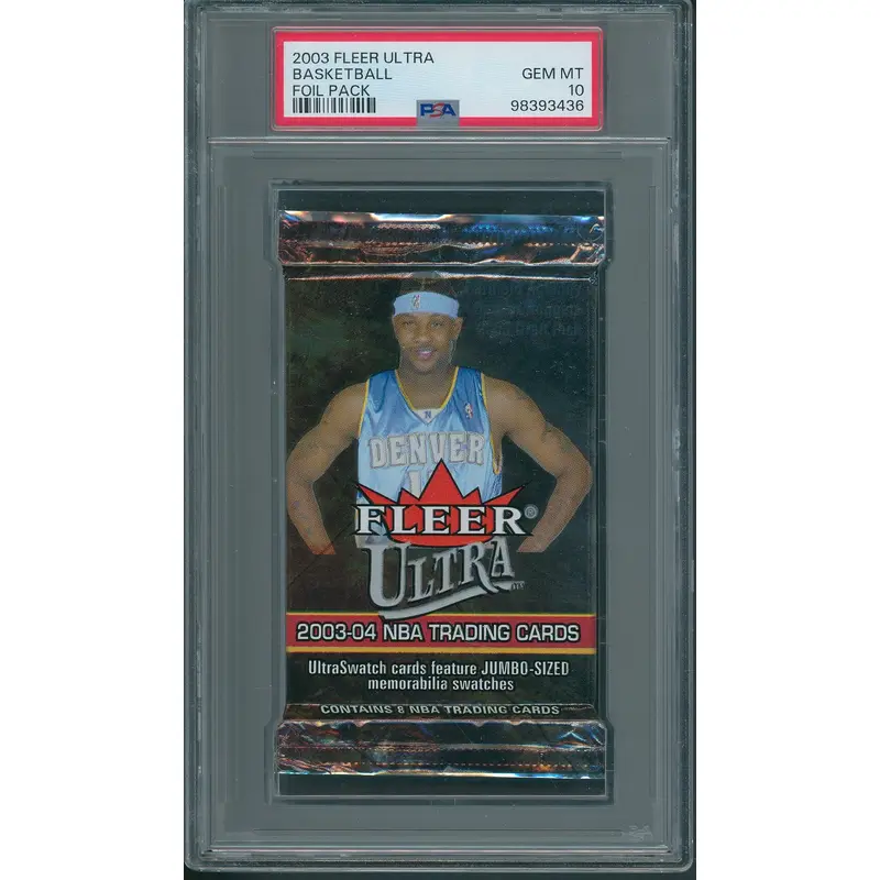 2003 2003/04 Fleer Ultra Basketball Unopened Pack PSA 10 *3436