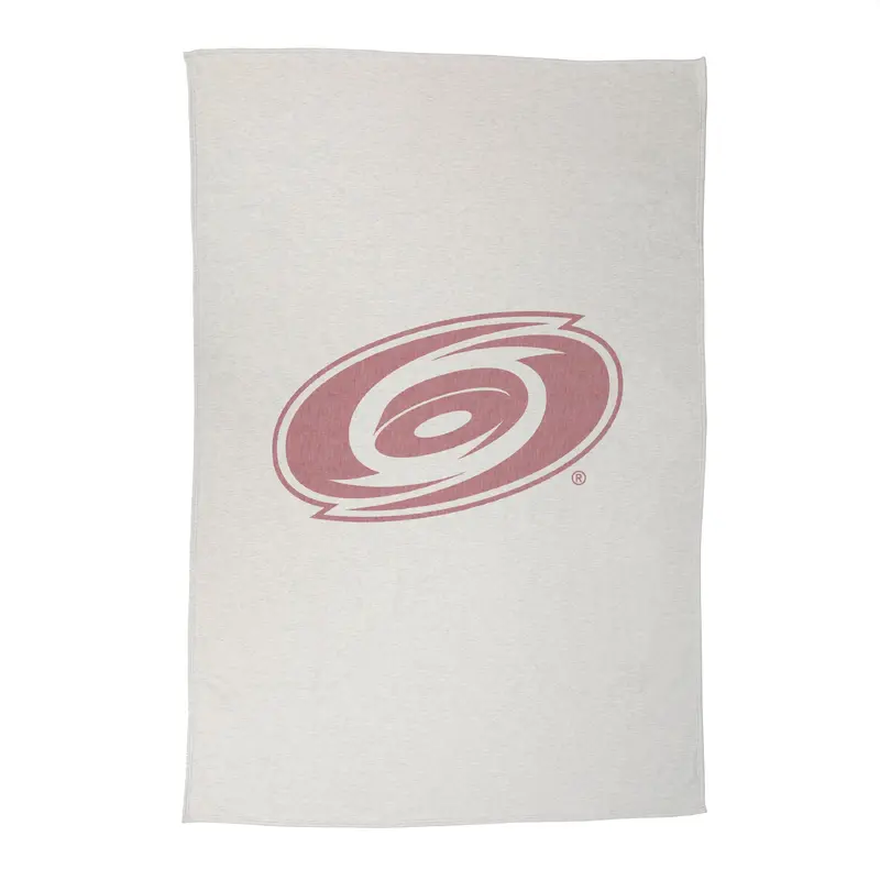 Carolina Hurricanes Oversized Logo Sublimated Sweatshirt Blanket