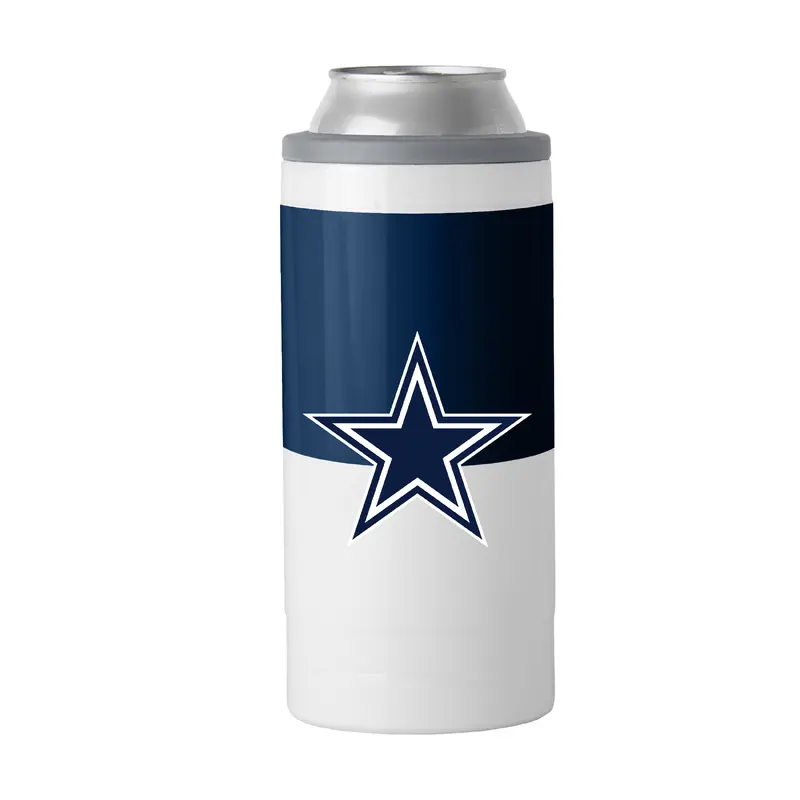 Dallas Cowboys 12oz Colorblock Slim Can Coolie