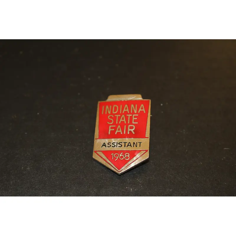 1968 Indiana State Fair Assistant Badge
