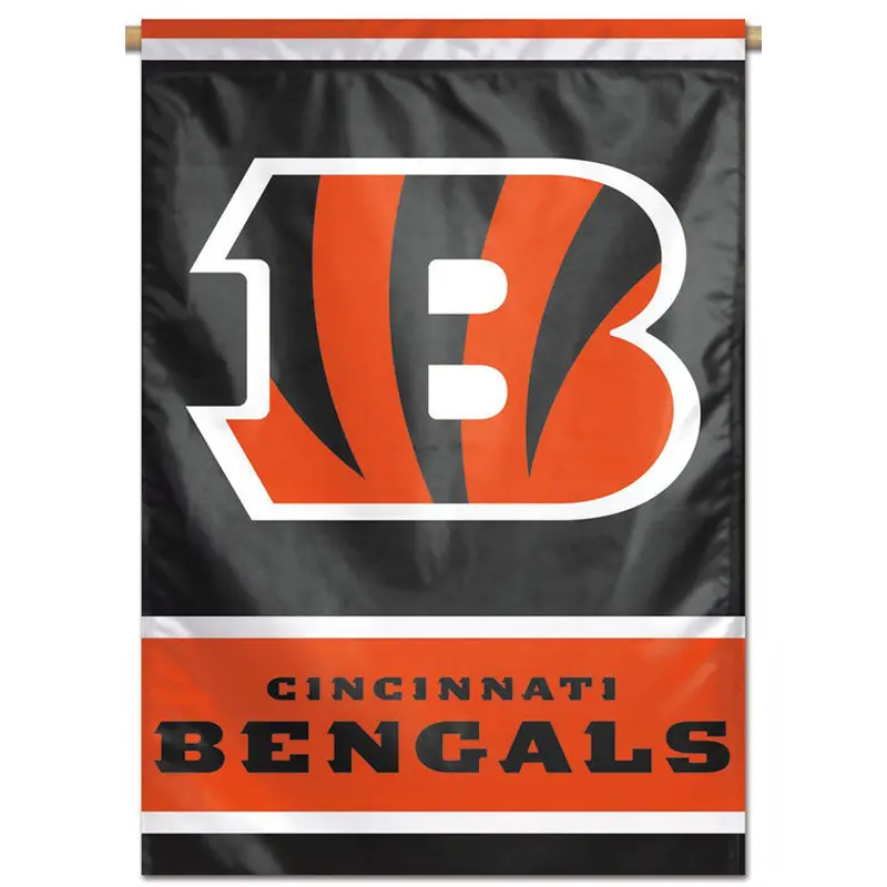 Cincinnati Bengals Official NFL Team Logo Style Team 28x40 Wall BANNER - Wincraft Inc.