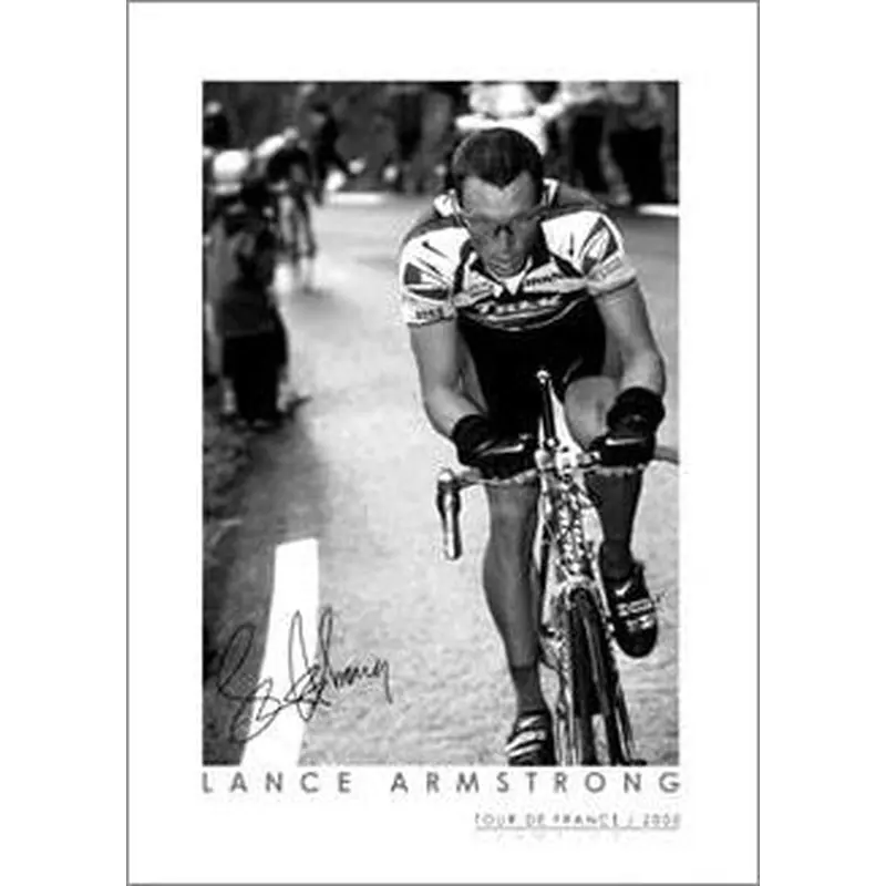 Lance Armstrong "Hautacam 2000" Tour de France Cycling Poster - Graham Watson