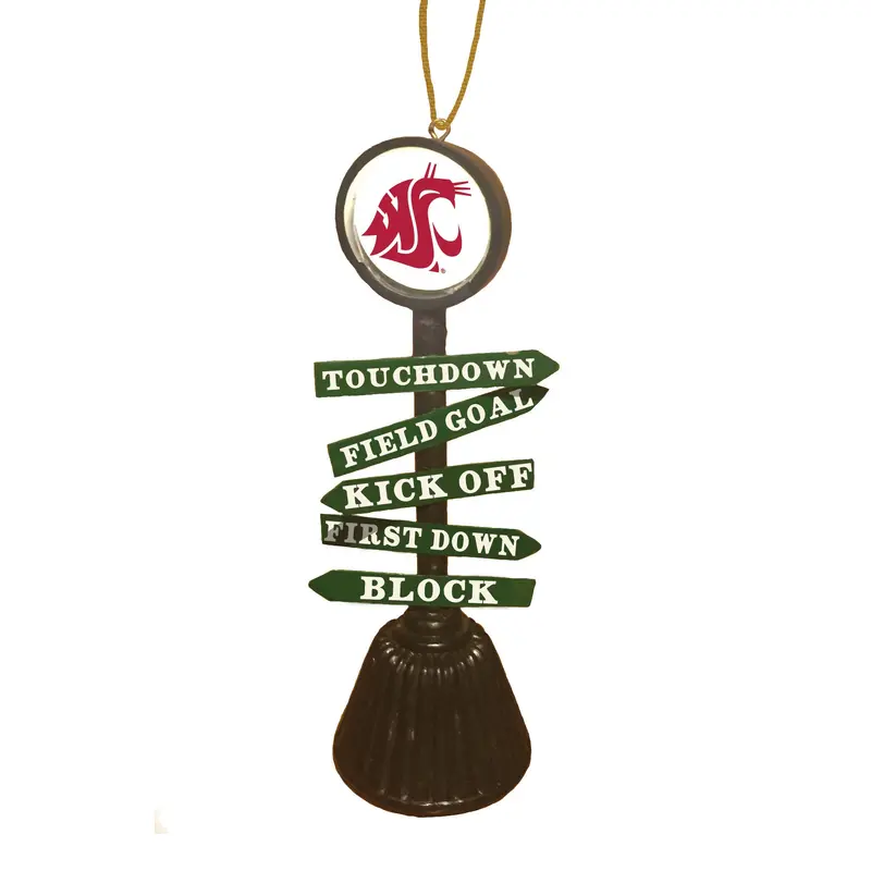 WSU LED Cougar Crossing Ornament