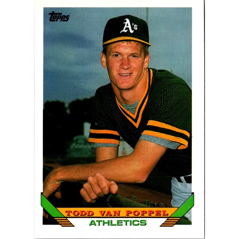 1993 Topps Todd Van Poppel #673